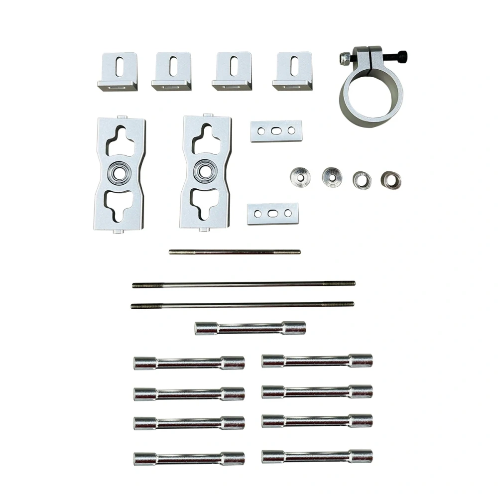 Roban 600 Size UH-1N Fuselage Spare Parts - Nose Cover Window Tail Landing Gear Wood Spacers Replacement