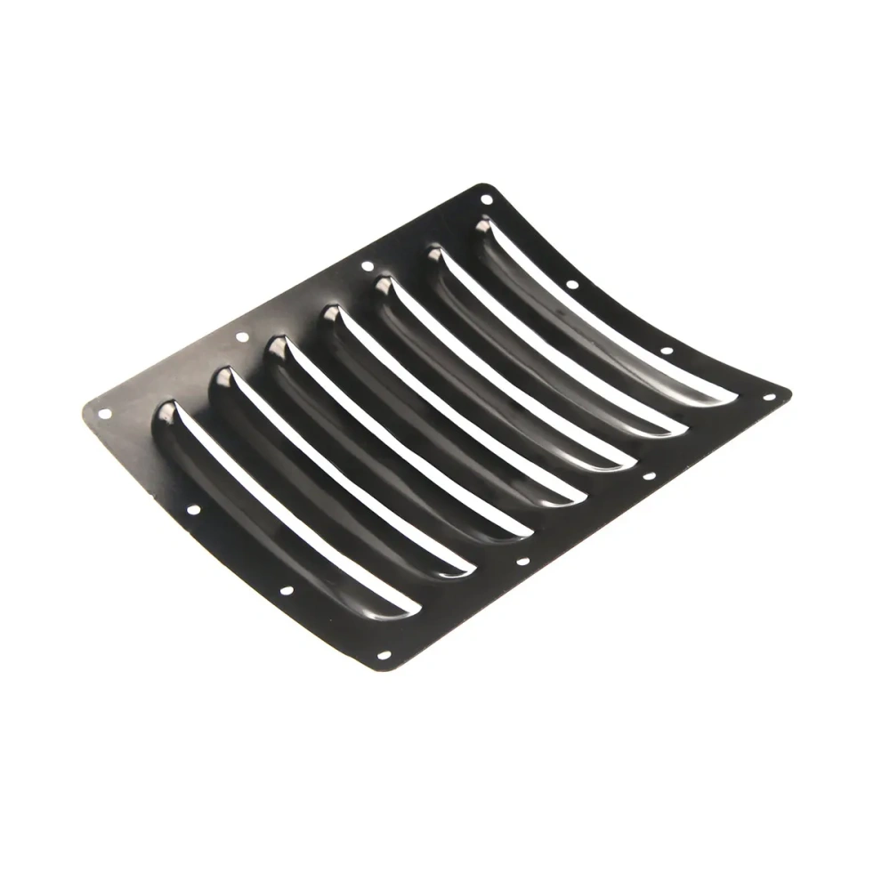 XAERO 5pcs Airplane Cowl Cooling Fin Plate Black Silver Aluminum Vents for RC Model Engine Heat Sink