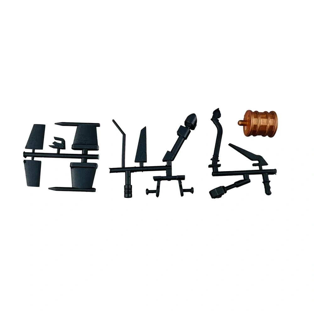 Roban 470 Size AH-1 Fuselage Spare Parts - Nose Cover Window Tail Landing Gear Wood Spacers Replacement