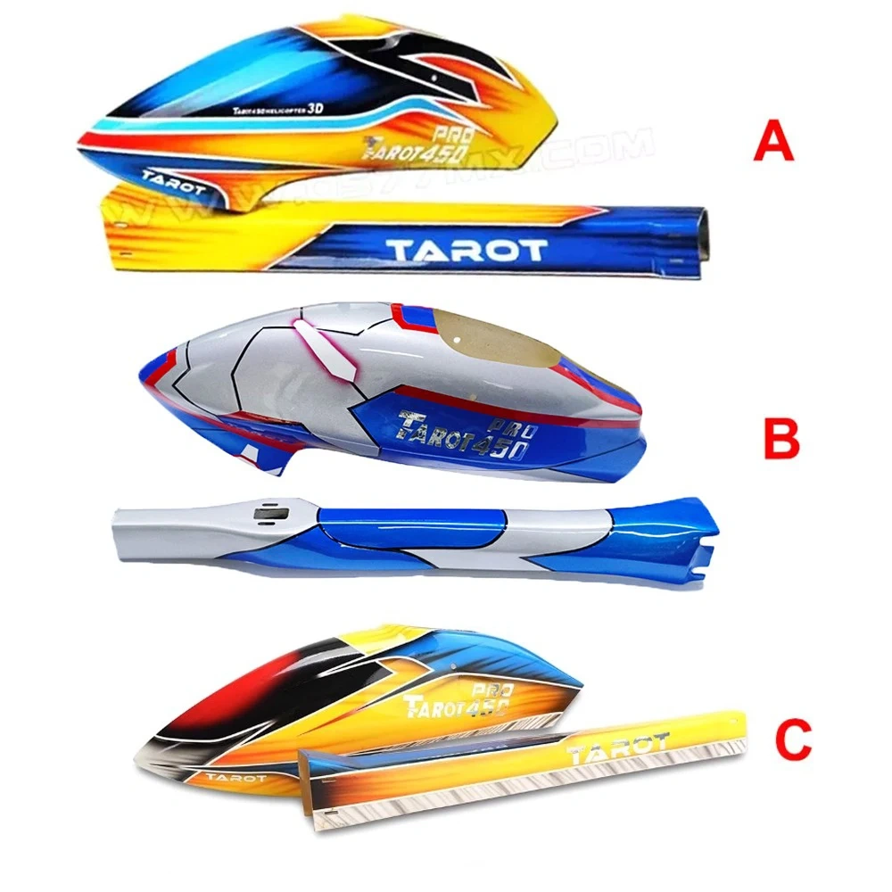 Tarot 450PRO Full Canopy Cover TL2847 TL2857 TL2842 Complete Body Shell for RC Helicopter Upgrade Model