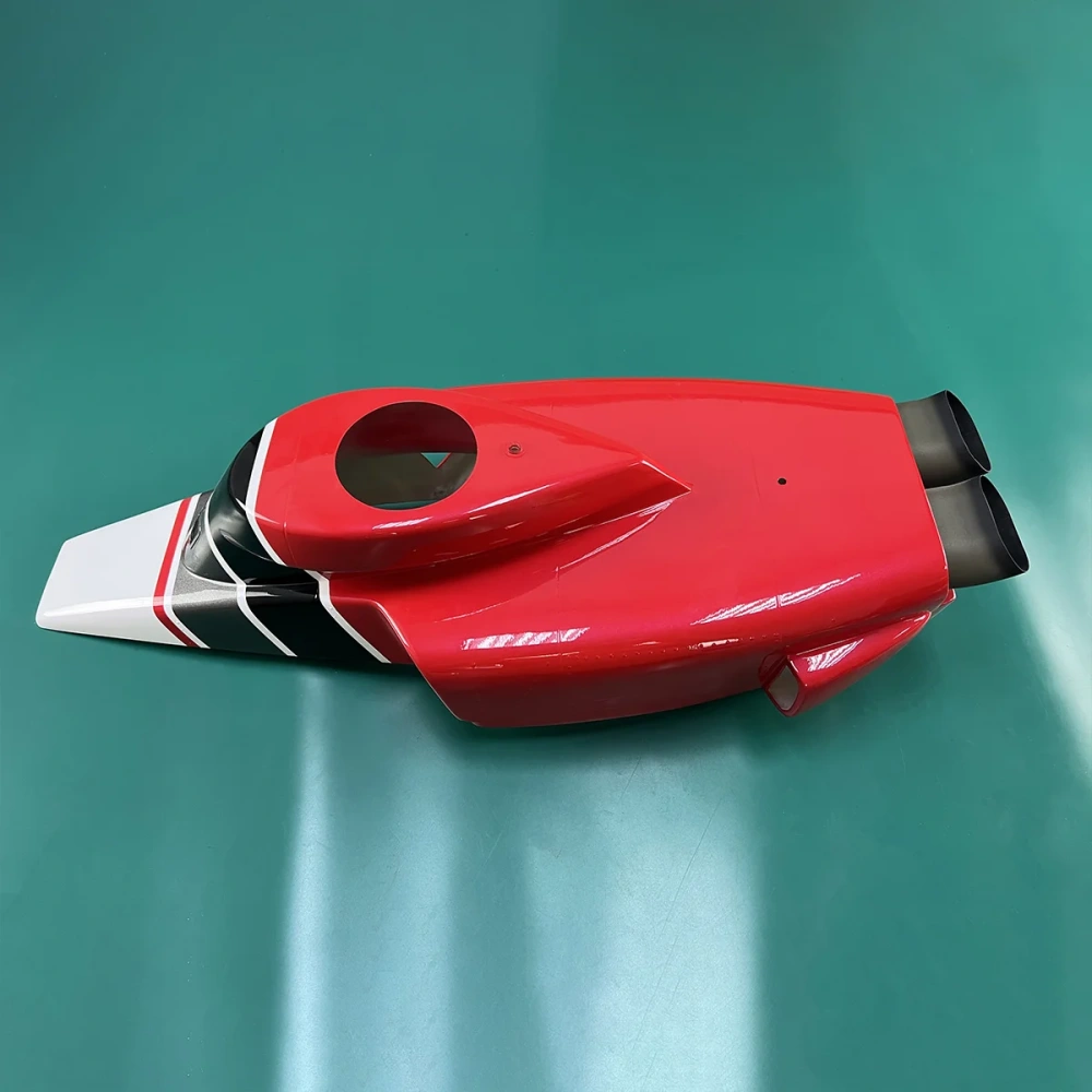 Roban 800 Size Bell 412 Fuselage Spare Parts - Nose Cover Window Tail Landing Gear Wood Spacers Replacement