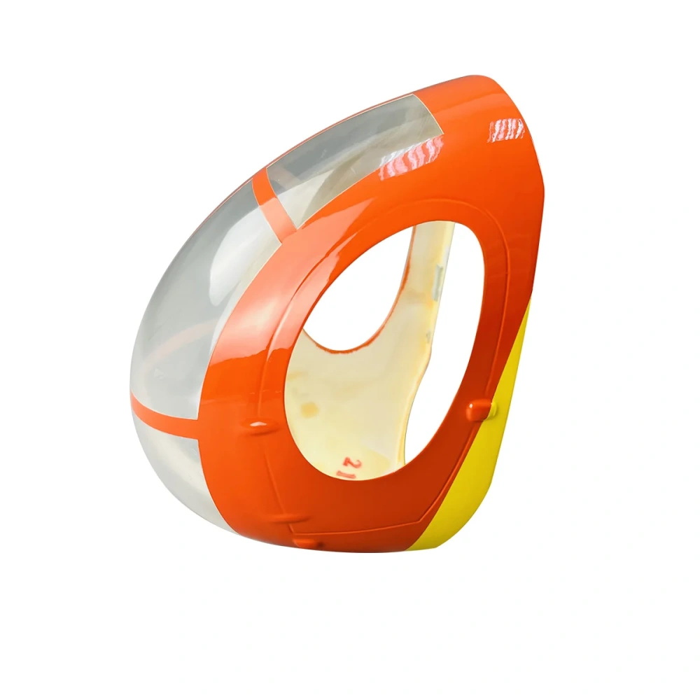 Roban 450 Size MD500D Fuselage Spare Parts - Nose Cover Window Tail Landing Gear Wood Spacers Replacement