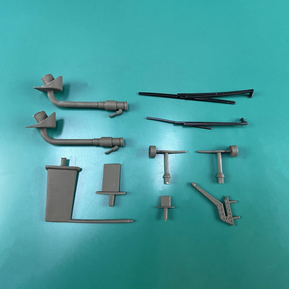 Roban 700 Size AH-64 Fuselage Spare Parts - Nose Cover Window Tail Landing Gear Wood Spacers Replacement