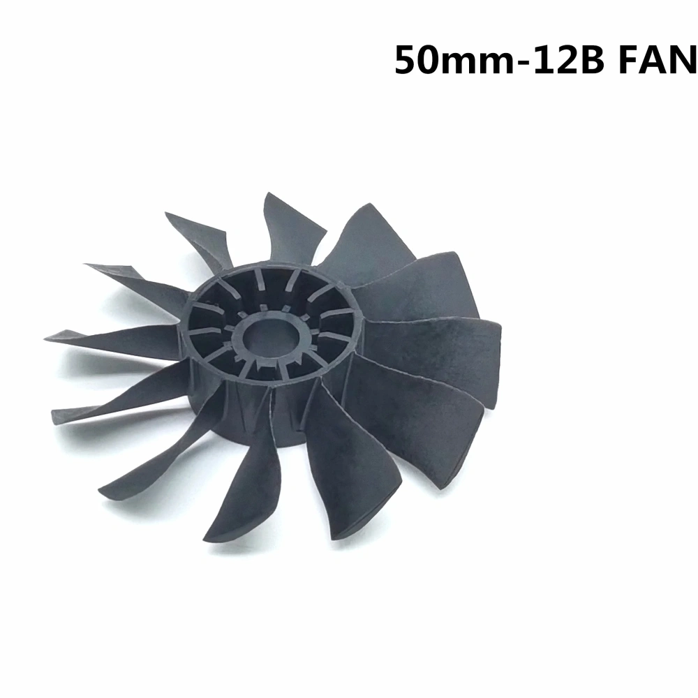 50mm 12-Blade EDF Ducted Fan Unit for RC Jet Aircraft Turbine Power System 50000RPM High-Thrust