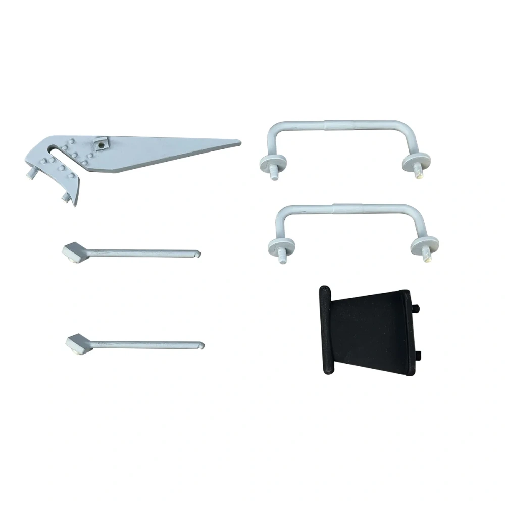 Roban 800 Size UH1N Fuselage Spare Parts - Nose Cover Window Tail Landing Gear Wood Spacers Replacement