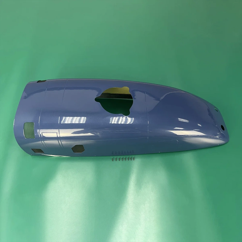 Roban 700 Size Bell429 Fuselage Spare Parts - Nose Cover Window Tail Landing Gear Wood Spacers Replacement