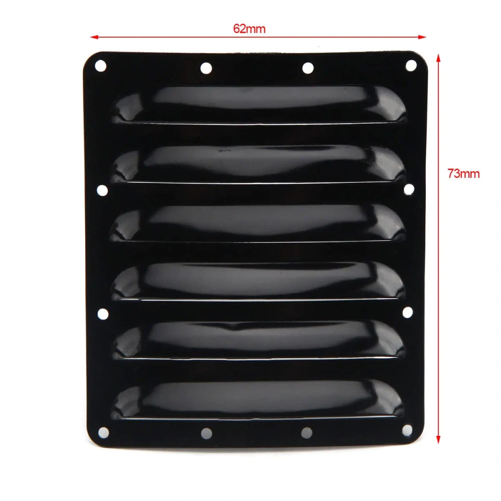 XAERO 5pcs Airplane Cowl Cooling Fin Plate Black Silver Aluminum Vents for RC Model Engine Heat Sink