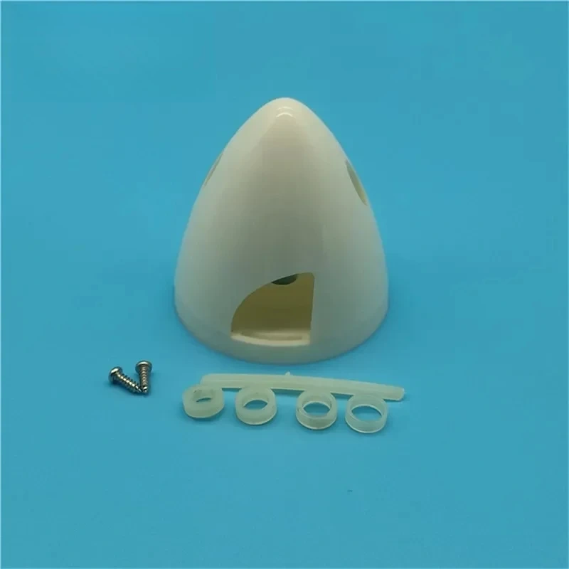XAERO 1.5-4Inch Nylon RC Propeller Round Tip 2-Blade White Spinner for Airplane/Drone Spare Parts