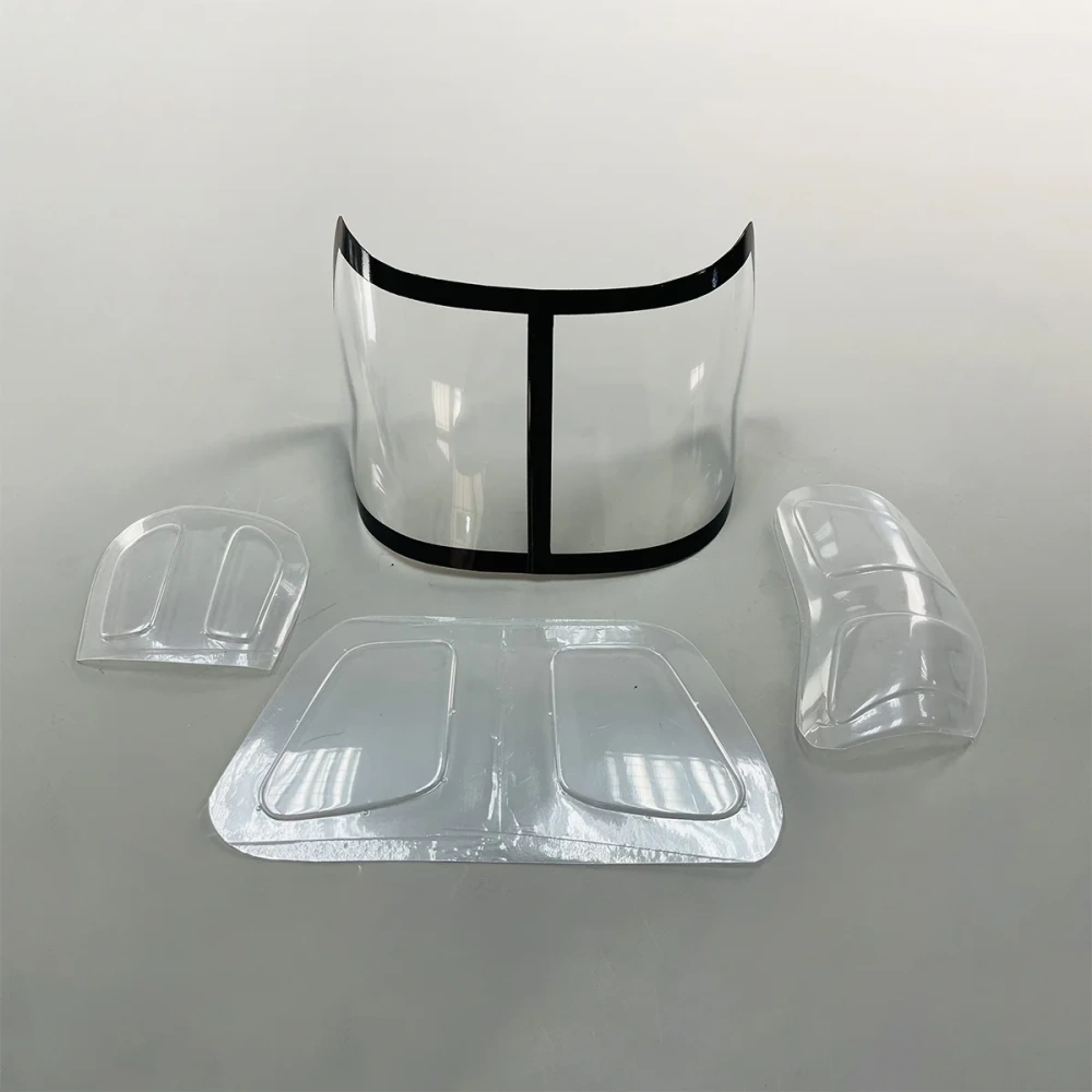 Roban 600 Size Airwolf Fuselage Spare Parts - Nose Cover Window Tail Landing Gear Wood Spacers Replacement