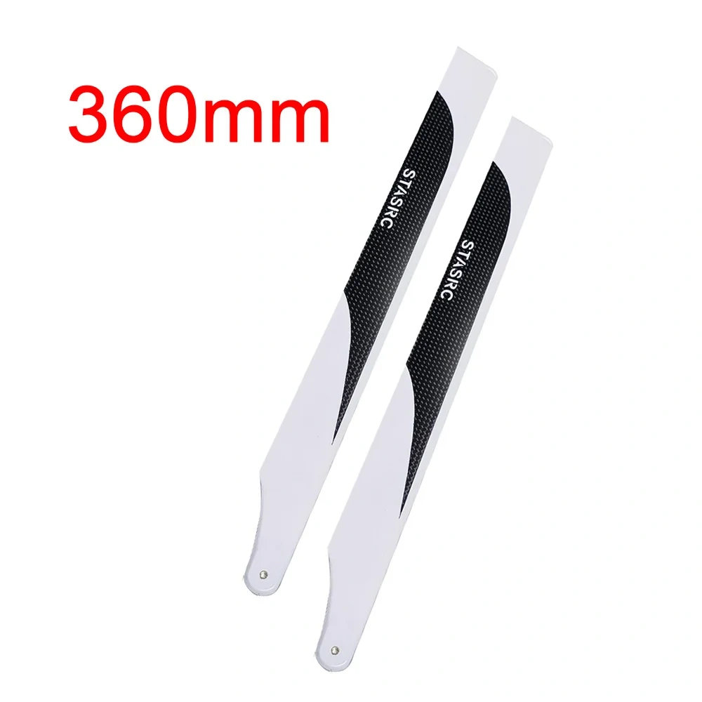 XAERO 360MM Carbon Fiber Main Rotor Blades for Align T-REX 450 480 450L 450L Dominator DFC Helicopter RC Parts
