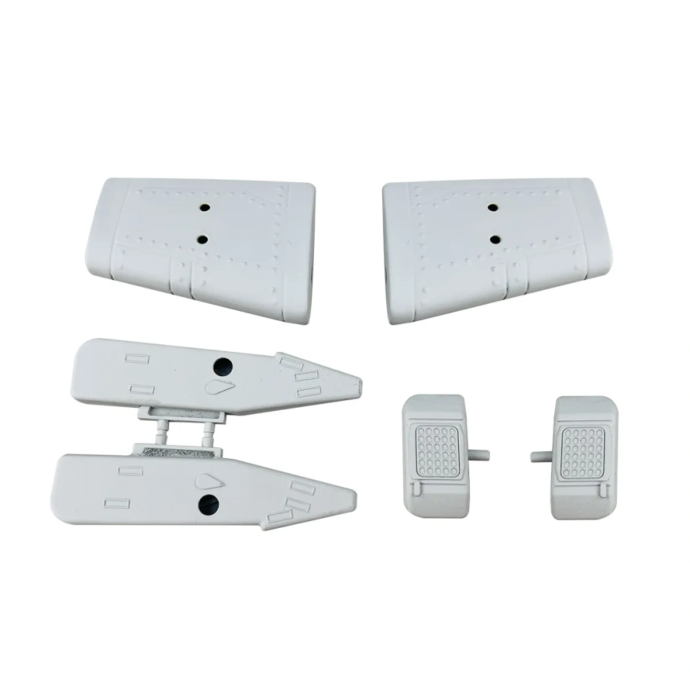 Roban 470 Size AH-1 Fuselage Spare Parts - Nose Cover Window Tail Landing Gear Wood Spacers Replacement