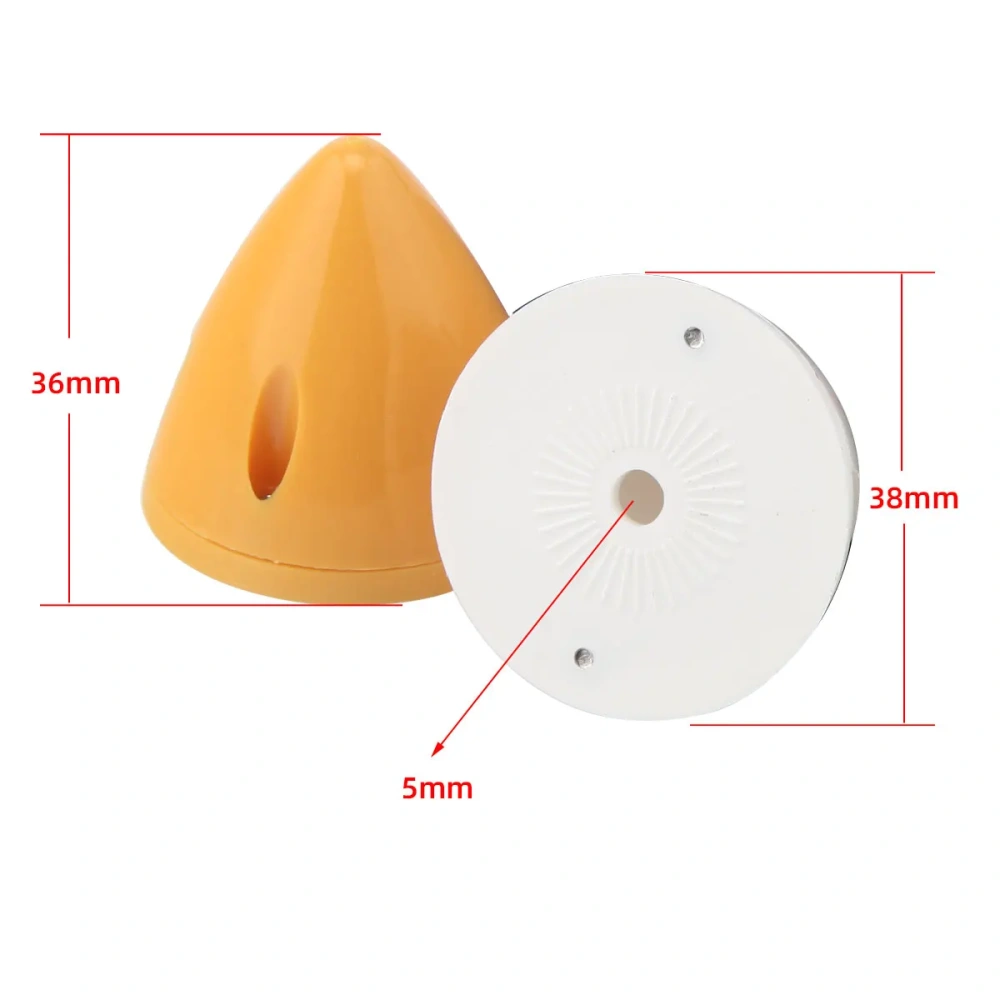 XAERO 1Pc 1.5" /1.75" / 2" / 2.25"/ 2.5"/2.75"/3" Nylon Plastic 2 blade Propeller Spinner For RC Airplane 5colors