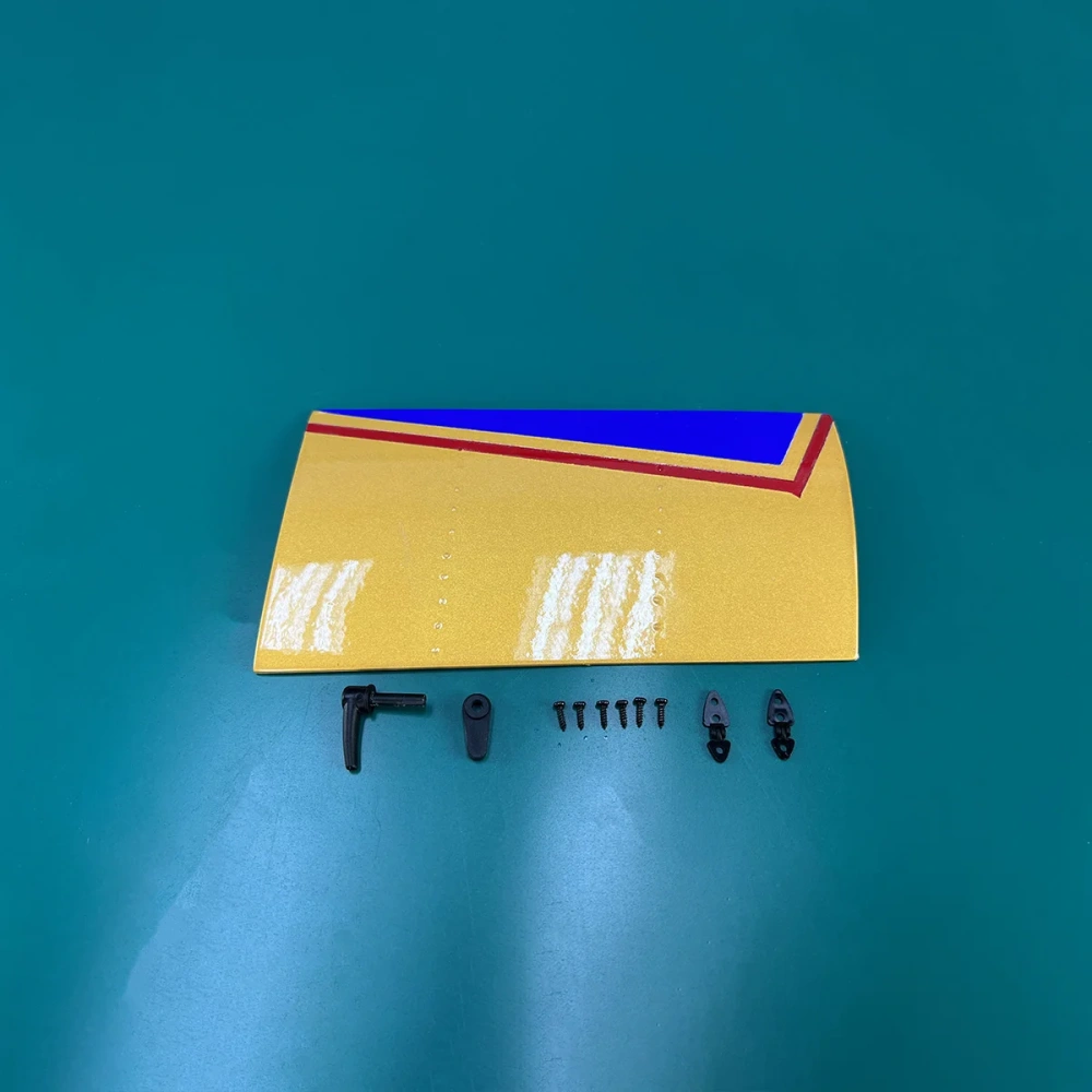 Roban 700 Size Bell407 Fuselage Spare Parts - Nose Cover Window Tail Landing Gear Wood Spacers Replacement