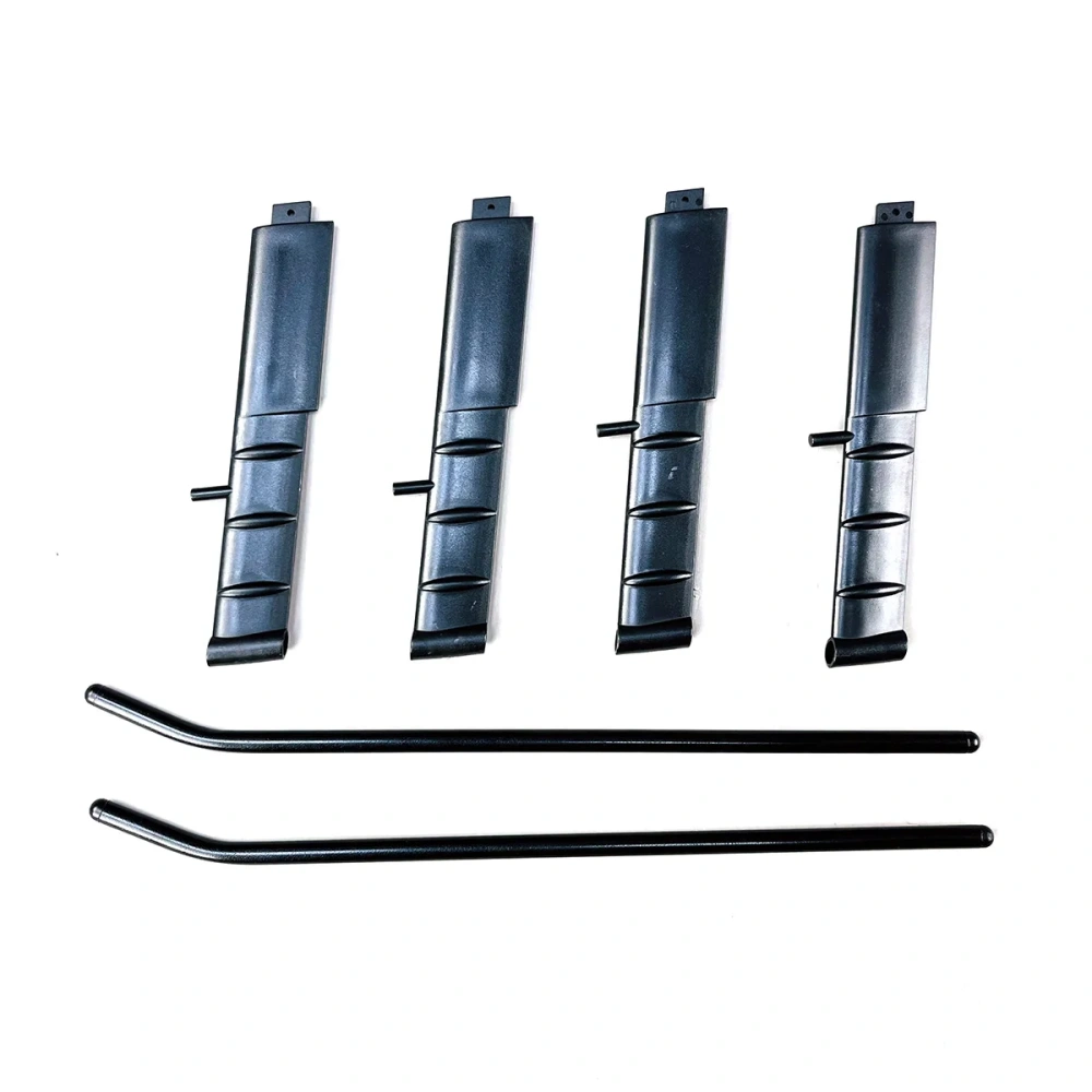 Roban 450 Size MD500D Fuselage Spare Parts - Nose Cover Window Tail Landing Gear Wood Spacers Replacement