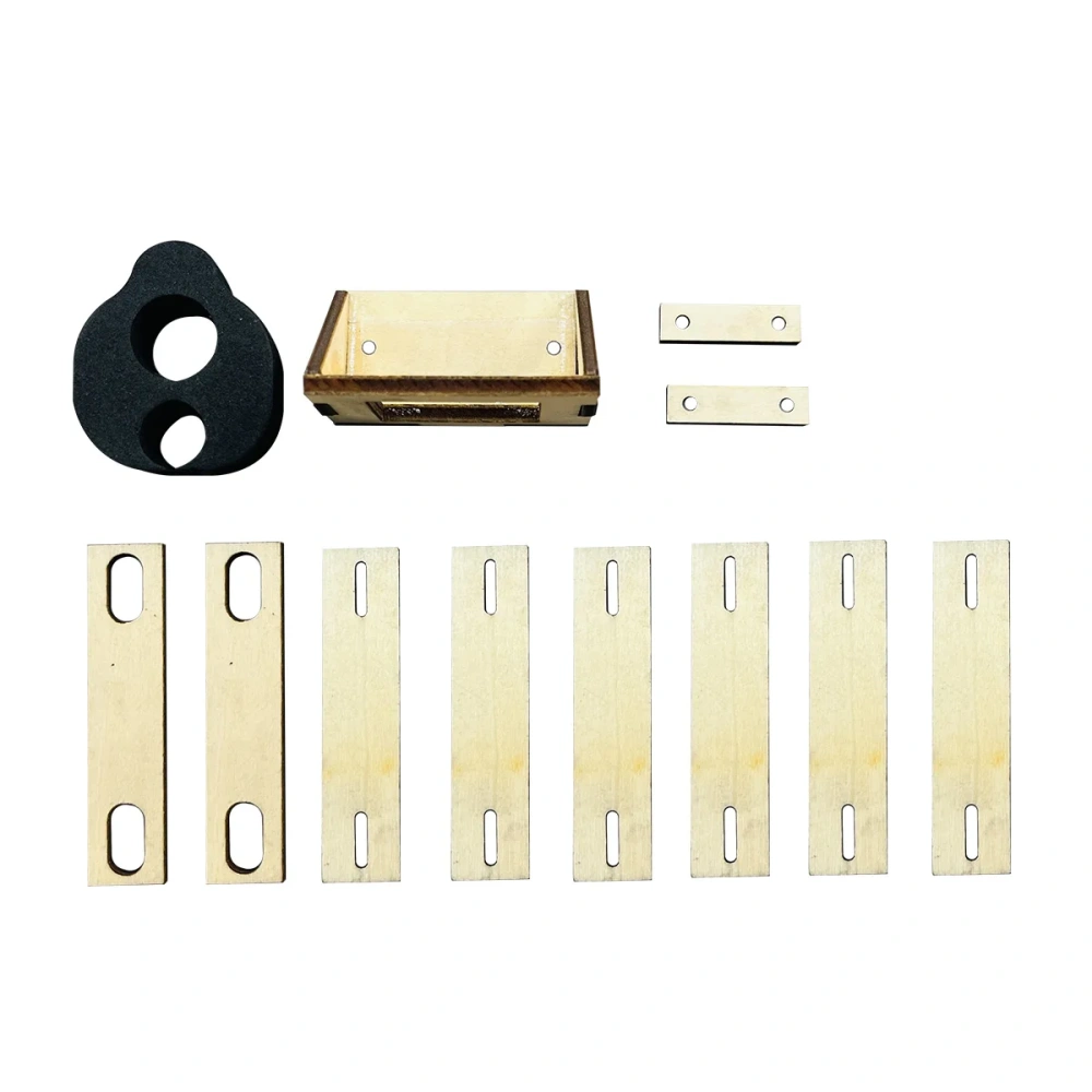 Roban 450 Airwolf Fuselage Spare Parts Nose Cover Window Tail Landing Gear Wood Spacers Replacement