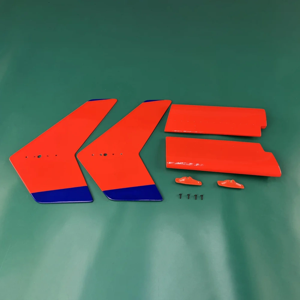 Roban 800 Size EC145 Fuselage Spare Parts - Nose Cover Window Tail Landing Gear Wood Spacers Replacement