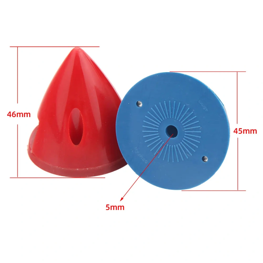 XAERO 1Pc 1.5" /1.75" / 2" / 2.25"/ 2.5"/2.75"/3" Nylon Plastic 2 blade Propeller Spinner For RC Airplane 5colors
