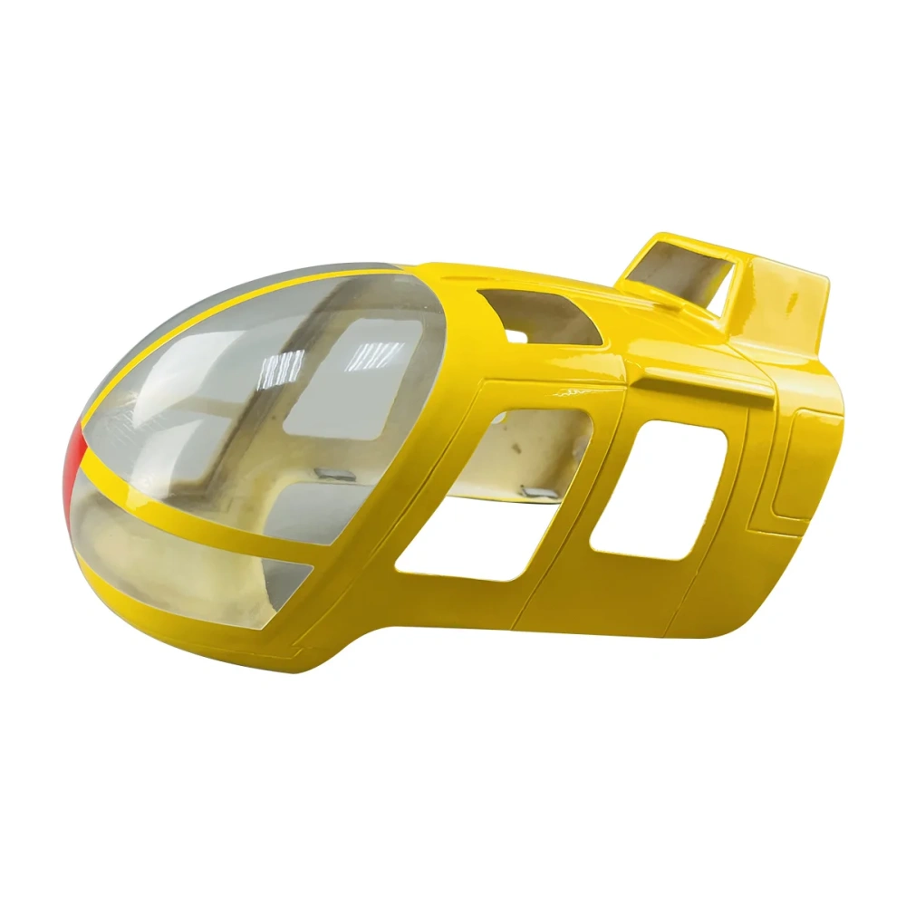 Roban 450 Size BO105 Fuselage Spare Parts - Nose Cover Window Tail Landing Gear Wood Spacers Replacement