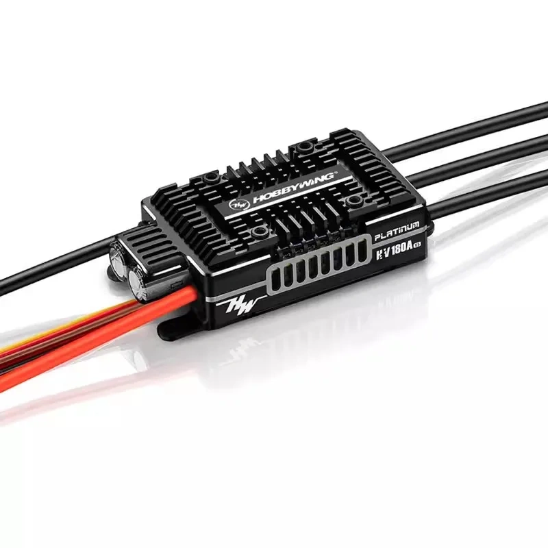 Hobbywing Platinum 180A V5 ESC, Professional Brushless Speed Controller for Aircraft & Helicopter