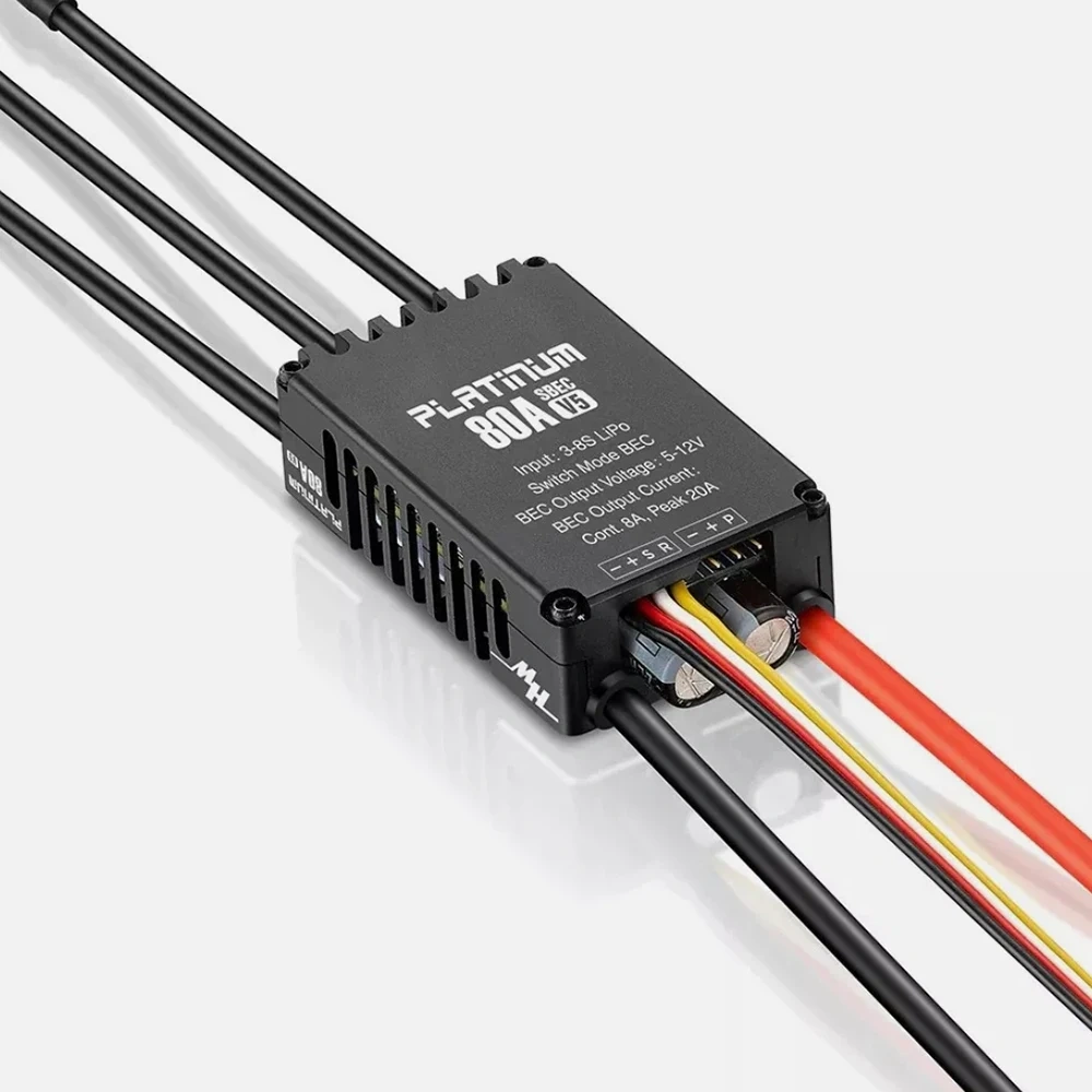 Hobbywing Platinum 80A/120A V5 & 150A V5.1 ESC, Professional Brushless Controller for Aircraft & Helicopter