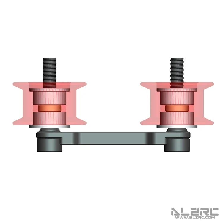 ALZRC Devil X360 Metal Tail Belt Pulley New Version DX360-27U for GAUI X3 CNC Aluminum Upgrade Part for RC Helicopter