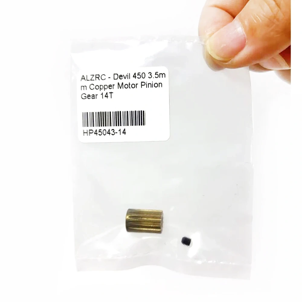 XAERO 450 RC Helicopter Motor Pinion Gear 3.5mm 12T 13T 14T Steel Upgrade Gear for Brushless Motor