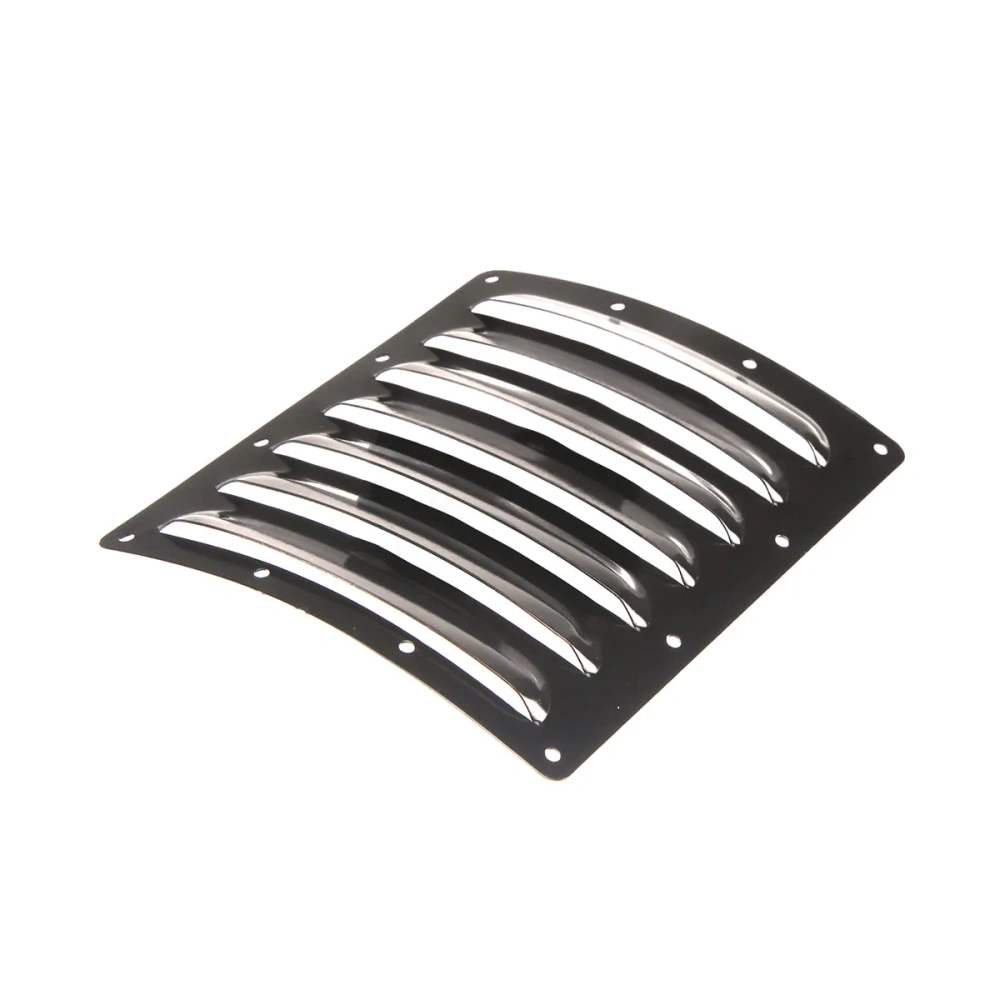 XAERO 5pcs Airplane Cowl Cooling Fin Plate Black Silver Aluminum Vents for RC Model Engine Heat Sink