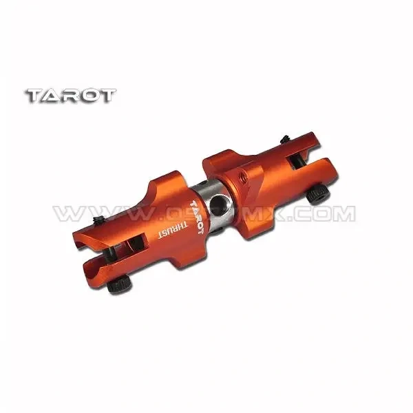 Tarot 450 Helicopter Tail Rotor Grip Set with Thrust Bearing Silver/Orange Tail Blade Holder for RC Helicopter Parts