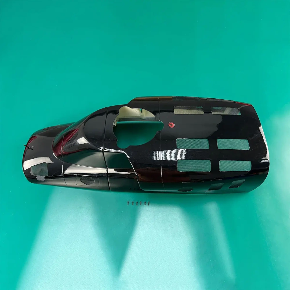 Roban 800 Size Airwolf Fuselage Spare Parts - Nose Cover Window Tail Landing Gear Wood Spacers Replacement