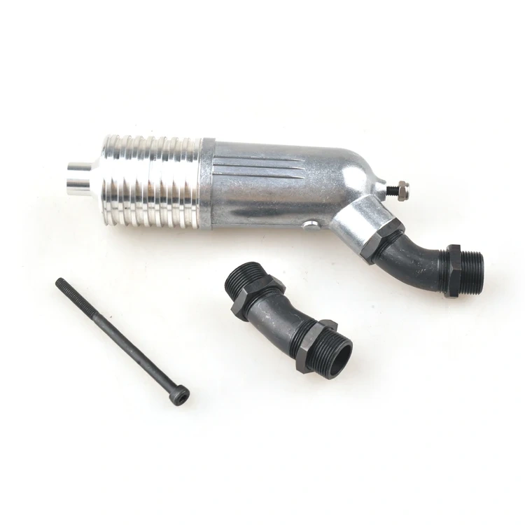 4-Stroke RC Engine Exhaust Pipe Tuned Muffler for 50-120cc Nitro/Gas Airplanes Aluminum Silence System