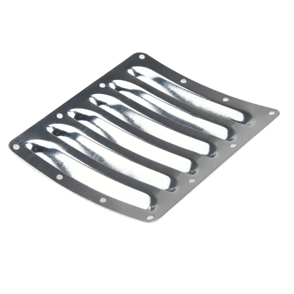 XAERO 5pcs Airplane Cowl Cooling Fin Plate Black Silver Aluminum Vents for RC Model Engine Heat Sink