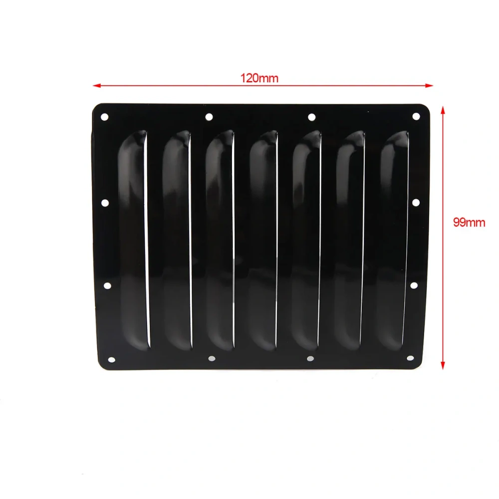 XAERO 5pcs Airplane Cowl Cooling Fin Plate Black Silver Aluminum Vents for RC Model Engine Heat Sink