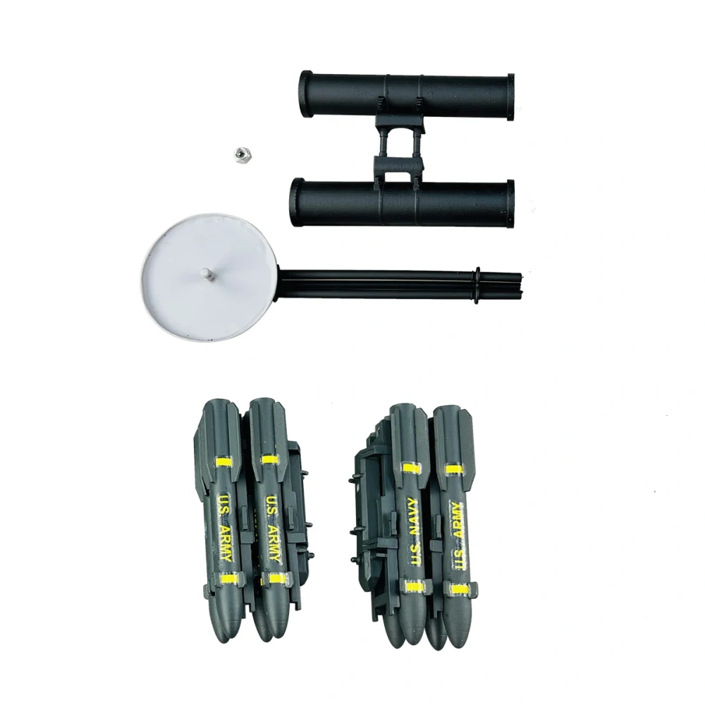 Roban 470 Size AH-1 Fuselage Spare Parts - Nose Cover Window Tail Landing Gear Wood Spacers Replacement