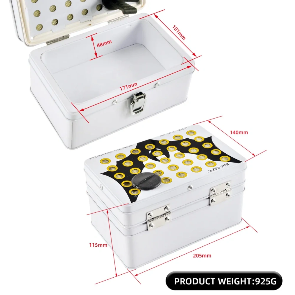 Small Size BAT-SAFE LIPO BOX Lithium Battery Explosion Proof Safe Fireproof Container for RC Drone Airplane Model Battery