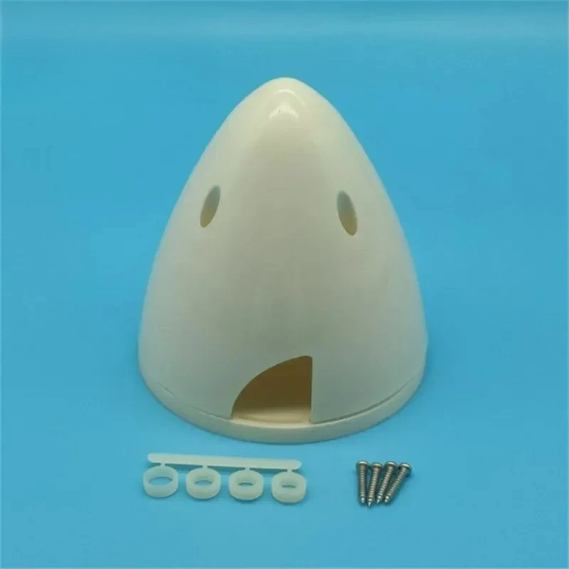 XAERO 1.5-4Inch Nylon RC Propeller Round Tip 2-Blade White Spinner for Airplane/Drone Spare Parts