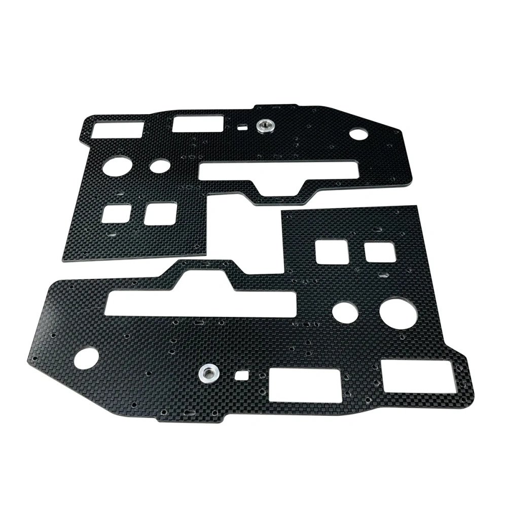 Roban 600 Size UH-1N Fuselage Spare Parts - Nose Cover Window Tail Landing Gear Wood Spacers Replacement