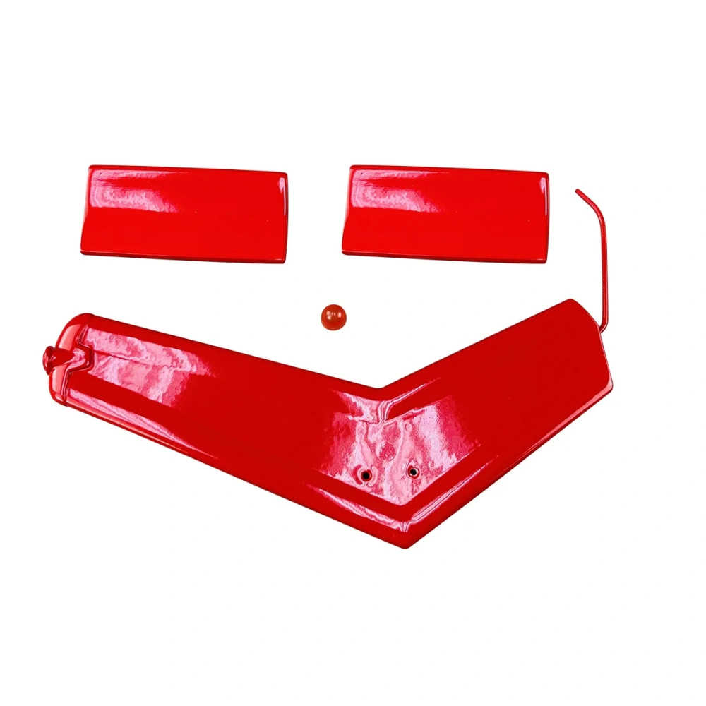 Roban 450 Size Bell 206 Fuselage Spare Parts - Nose Cover Window Tail Landing Gear Wood Spacers Replacement