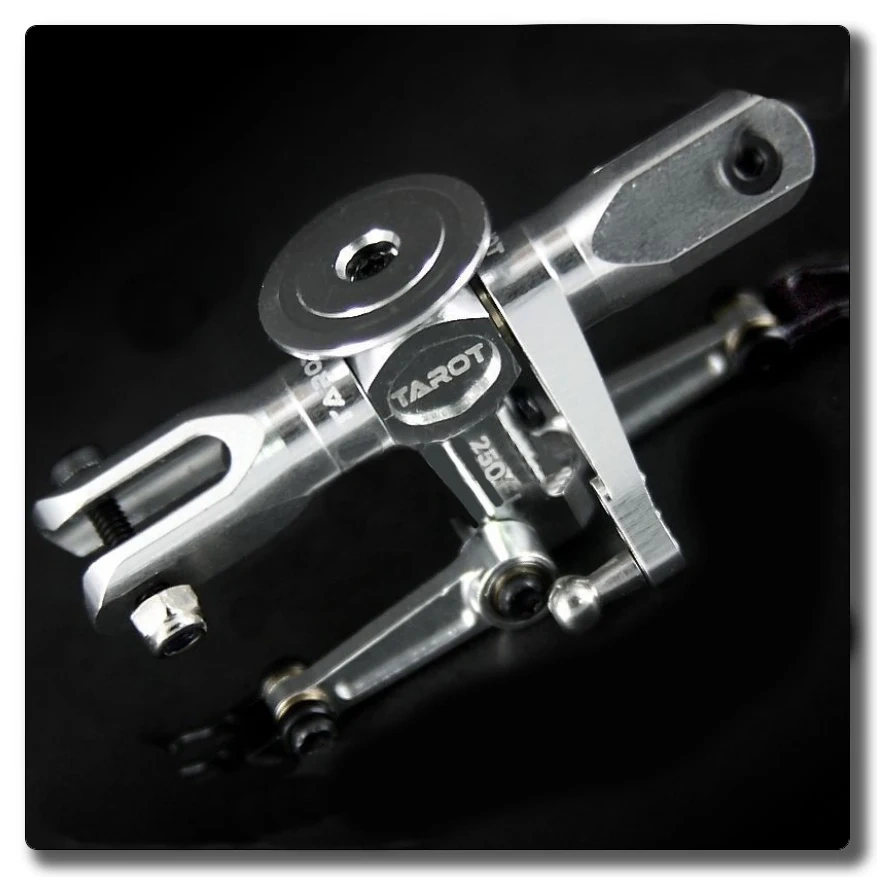 Tarot 250FL FBL Rotor Head Assembly TL25103 Flysky/Tarot 250 Helicopter Silver Upgrade Parts Head Block