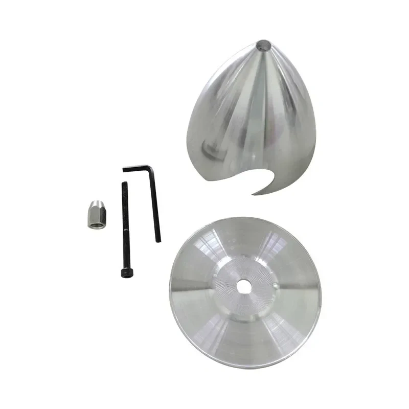 XAERO 3-Blade Aluminum Spinner 38-102mm (1.5"-4") for RC Plane Special Drilled w/ Prop Adapter RC Model Accessories