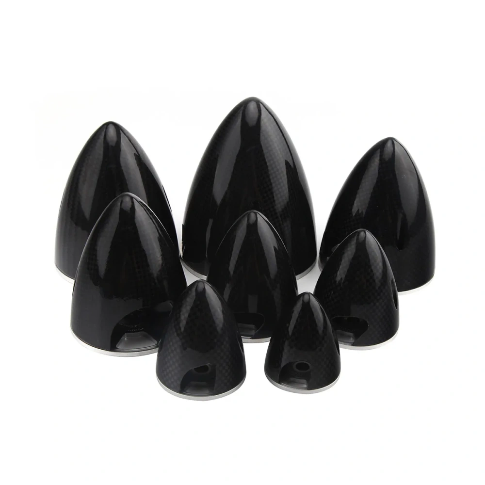 XAERO 1 PCS Carbon Fiber 2-Blade Spinner Cone 1.75" to 4" for RC Electric Airplane