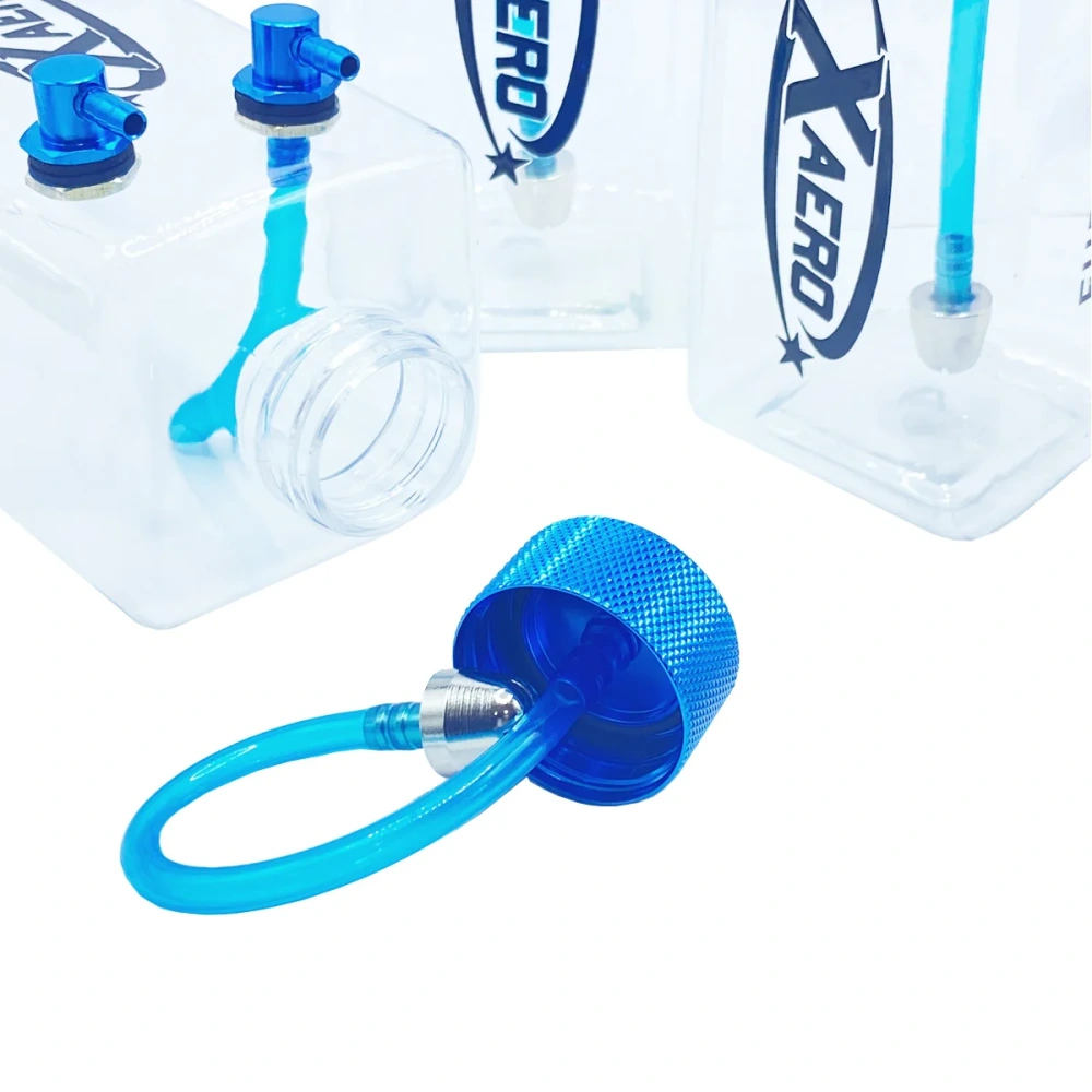 XAERO Blue Plastic Fuel Tank 1PC 300/400/500/600/750cc Gas Nitro for RC Fixed Wing Airplane Model