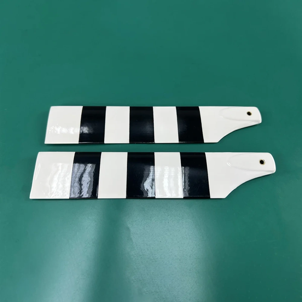 Roban 700 Size Bell407 Fuselage Spare Parts - Nose Cover Window Tail Landing Gear Wood Spacers Replacement