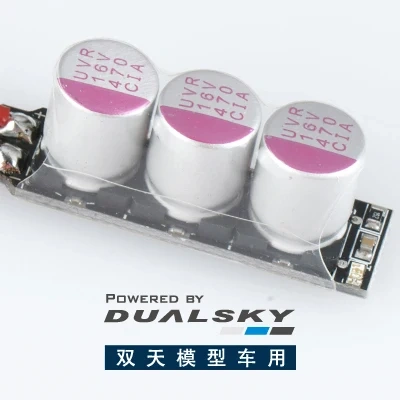 Competition Capacitor for Brushless ESC, LED Indicator Upgrade for Car Racing Power System