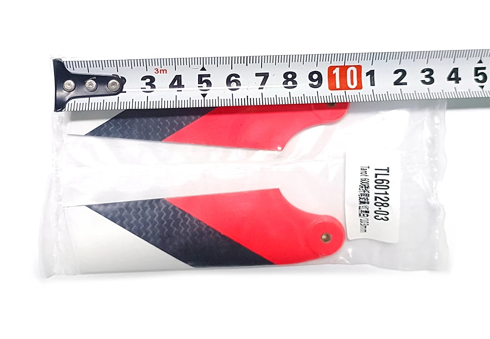 ALIGN T-REX 600 Carbon Fiber Tail Rotor Blades 95mm 96mm, FY600 Helicopter Tail Blades RC Helicopter Parts Spare Accessories