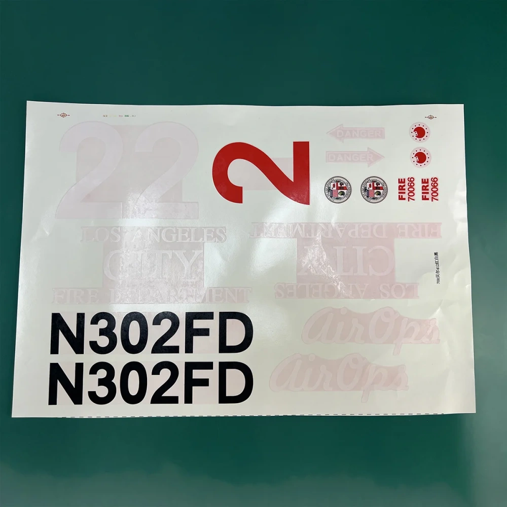 Roban 800 Size Bell 412 Fuselage Spare Parts - Nose Cover Window Tail Landing Gear Wood Spacers Replacement