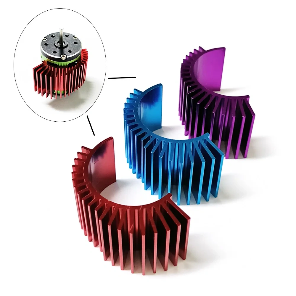 HSP 1/10 540/550 Motor Heatsink, Cooling Fan for 3650/3660 Brushless & Brushed Motor