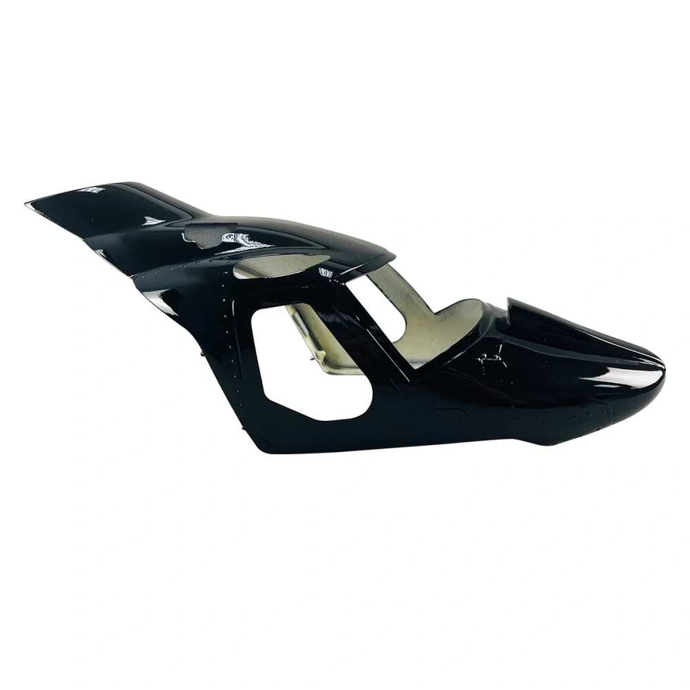 Roban 470 Airwolf Fuselage Spare Parts - Nose Cover Window Tail Landing Gear Wood Spacers Replacement