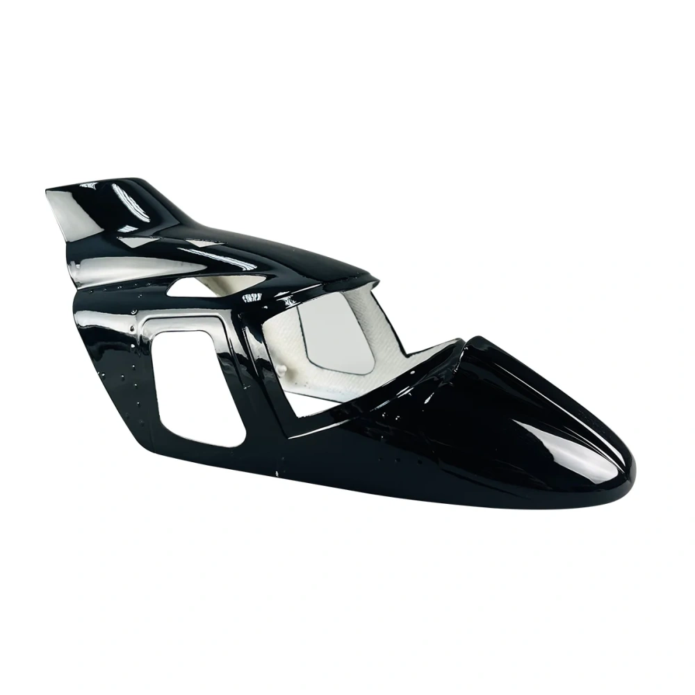 Roban 450 Airwolf Fuselage Spare Parts Nose Cover Window Tail Landing Gear Wood Spacers Replacement