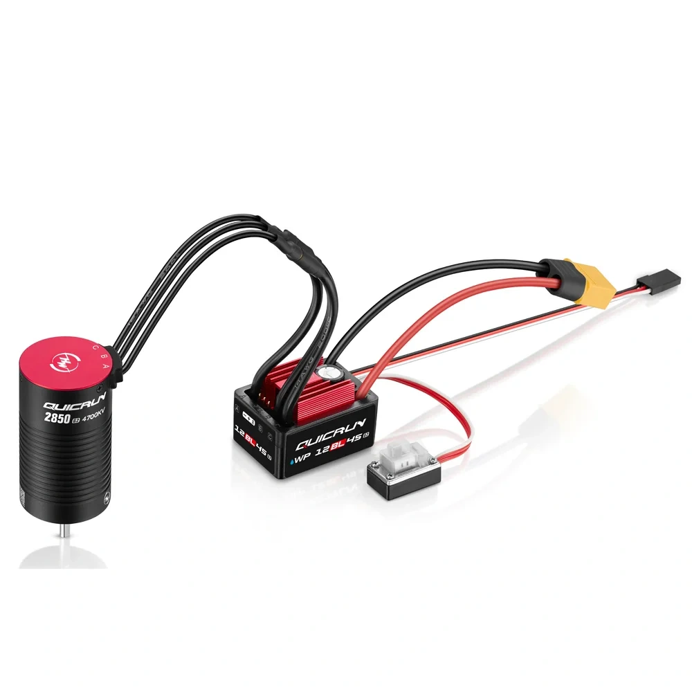 HOBBYWING QUICRUN 2840 2850SL G2 3400KV 4700KV Brushless Motor - for 1/10 1/12 RC Car Truck Buggy