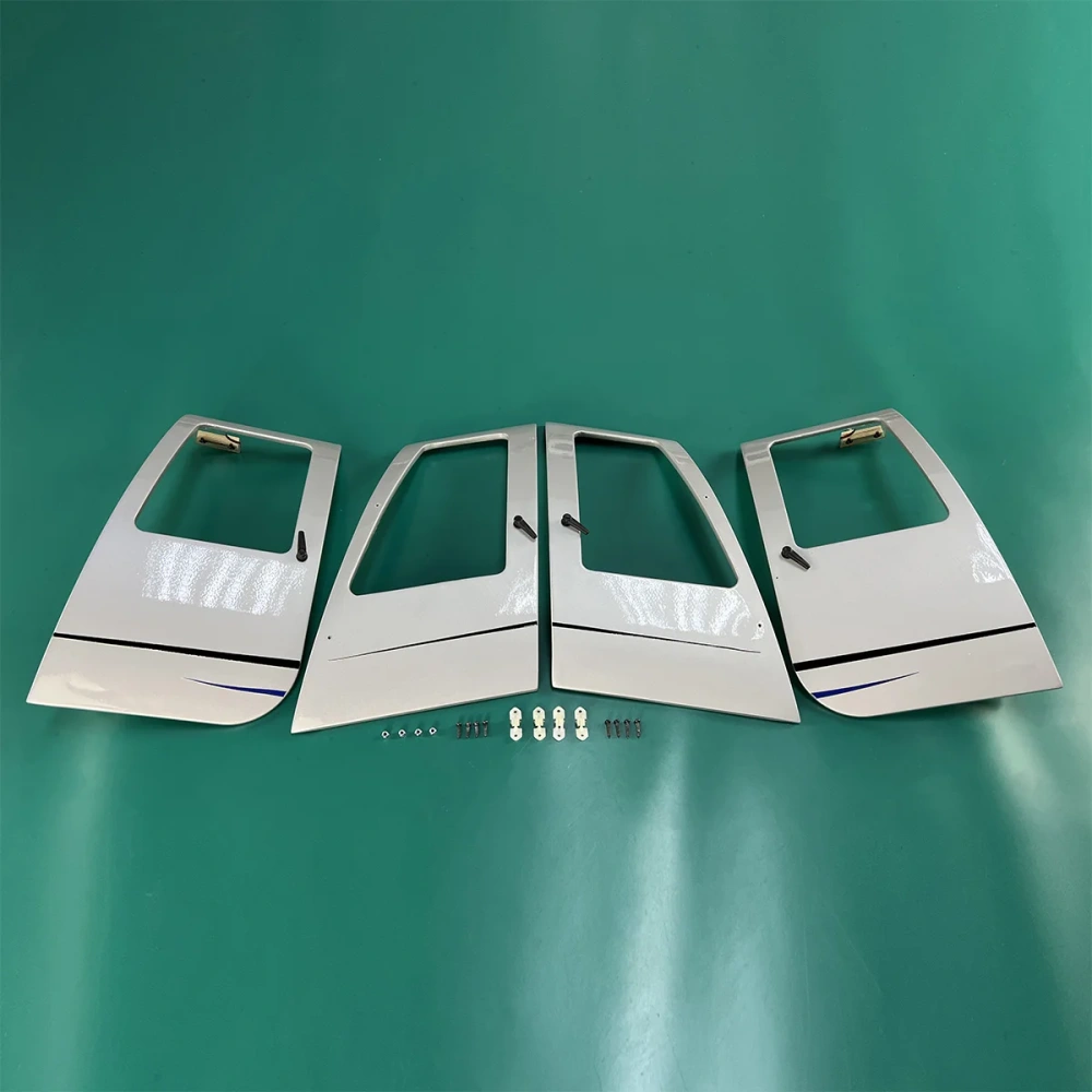 Roban 800 Size BO105 Fuselage Spare Parts - Nose Cover Window Tail Landing Gear Wood Spacers Replacement